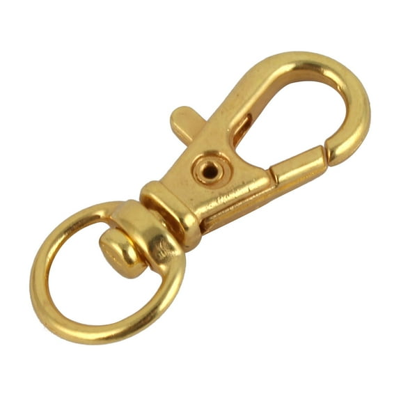 Lobster Clasp Snap Hook Swivel Lanyard Claw Trigger Buckle Hook Gold Tone Bag Purse