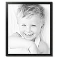 thumbnail image 2 of ArtToFrames 28" x 33" Black Engraved Edges Picture Frame, 28x33 inch Black Wood Poster Frame (WOM-4055), 2 of 8