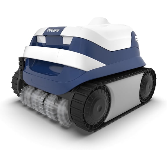 Polaris ERA 820 Robotic Pool Cleaner with Cyclonic Vacuum. Dual Brushes. 60ft Swivel Cable. Large Canister. Caddy & Cover - for In-Ground Pools