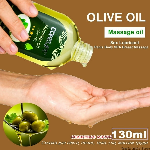 Lubricante de masaje para parejas, lubricante sexual para el cuerpo, pecho,  SPA, aceite de oliva y lavanda, gel para juguetes sexuales vaginales y  anales para mujeres, juego para adultos