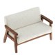 thumbnail image 2 of Sofá miniatura de casa de muñecas Sunnimix Love Seat 1/12, 2 of 7