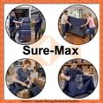 thumbnail image 5 of Sure-Max 2 Moving & Packing Blankets - Pro Economy - 80" x 72" (35 lb/dz weight) - Professional Quilted Shipping Furniture Pads Navy Blue and Black, 5 of 5