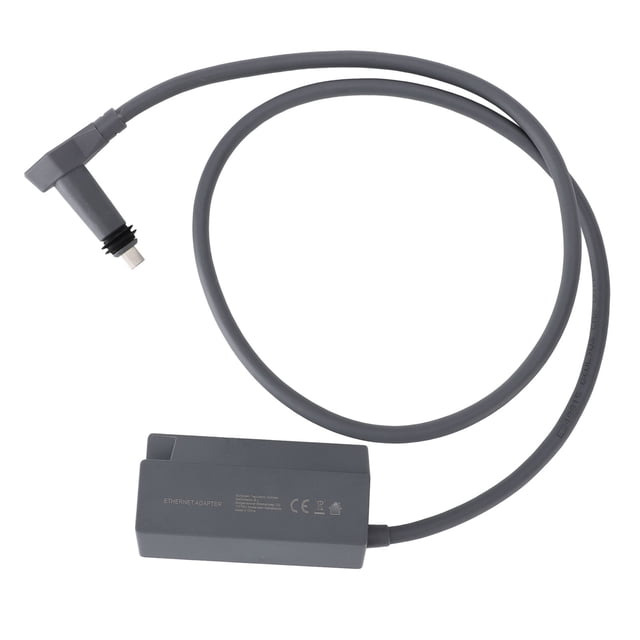 Adaptador de Ethernet satelital rectangular, adaptador de transmisión de datos estable de datos versátil portátil para cable de cable externo rojo