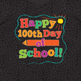 thumbnail image 4 of Inktastic Happy 100th Day of School Women's Plus Size T-Shirt, 4 of 5