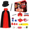 thumbnail image 1 of Kit de magia BLOONSY para niños de 6 a 12 años con disfraz de mago, 1 of 6