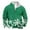 Green, variant on successthop Mens Christmas Sweatshirts Snow Quarter Zip Long Sleeve Top Pullover Streetwear with Pocket Sweaters Blue