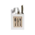 thumbnail image 3 of Cubiertos de madera, cesto de cubiertos de mesa para cuchara, tenedor, cuchillo, cubertero decorativo con motivo de cubiertos, cesto de cubiertos para mesa de comedor, cocina, restaurante, cafetería Vhermosa LKX-1774, 3 of 8