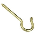 thumbnail image 2 of National Hardware V2041 N192-286 Ceiling Hook, 20 lb Working Load, #8, Brass, 2 of 4