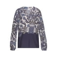 thumbnail image 4 of LASCANA Women's Long Sleeve Boho Blouse Shirt Screen Print, 4 of 5