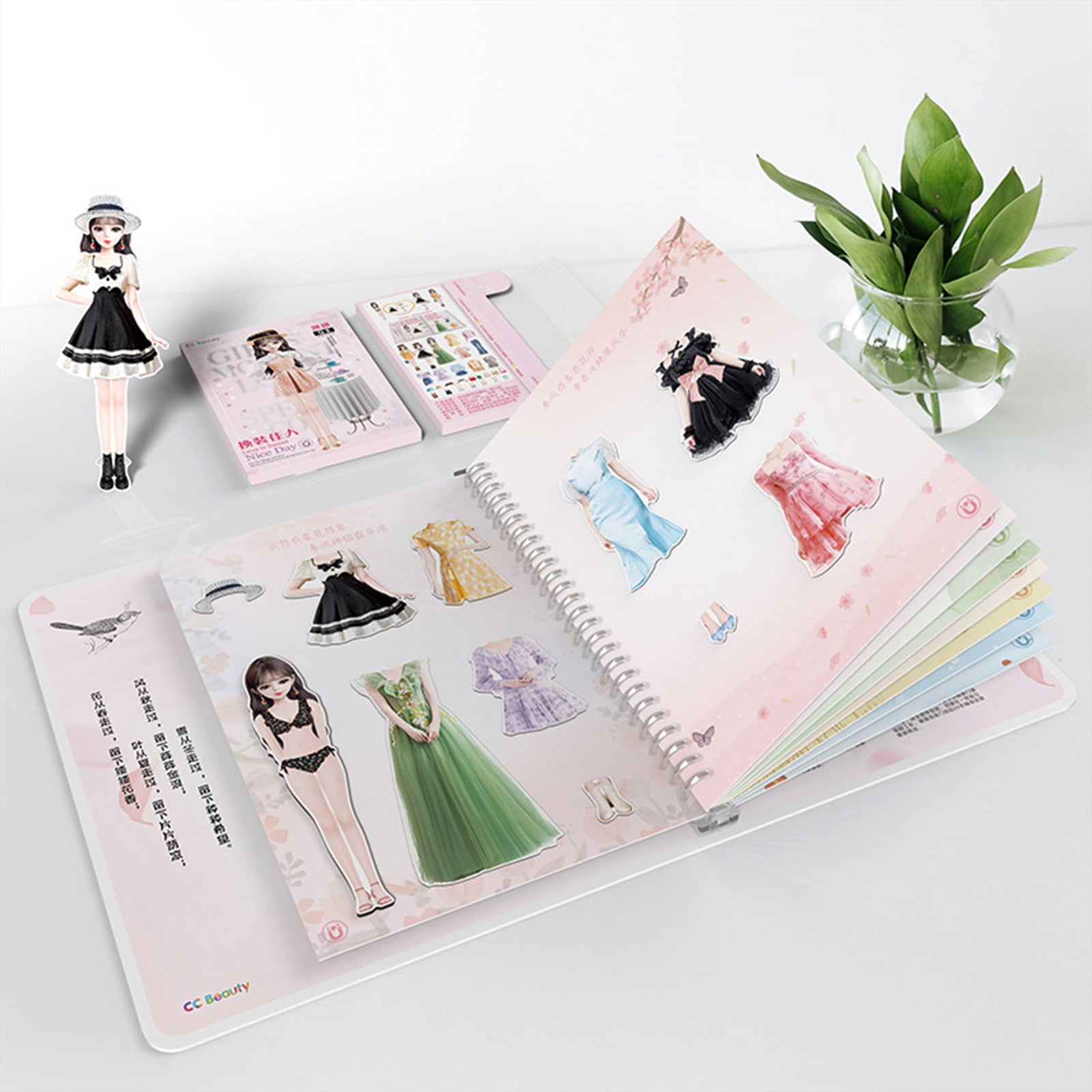 Poupées Magnétiques à Habiller Princesse – Kit Magnétique Papier Pour Enfants – Jouet Créatif Voyage