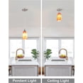 thumbnail image 7 of ZXNYH Milk Mini Glass Pendant Lights,Blown Art Glass Pendant Hanging Light Fixtures Kitchen Island Pendant Lamp Shade with Brushed Nickel Finish for Bar Counter,Hallway,Dining Room-3Pack, 7 of 7
