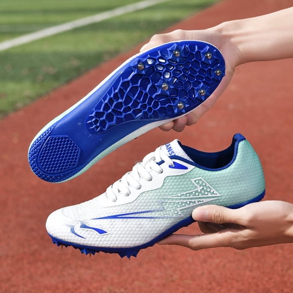 OnyxTrek Track and Field Shoes for Men Women 7 Spikes Boys and Girls Kids Running Racing Shoes
