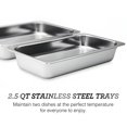 thumbnail image 4 of Elite Cuisine EWM2165 7.5Qt. Stainless Steel Electric Buffet Server, 4 of 5