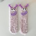 thumbnail image 2 of TBKOMH Funny Plush Monster Slipper Socks, Cute 3d Big Lip Fuzzy Floor Socks, Soft Warm Novelty Socks for Indoor Home Wear, 2 of 4