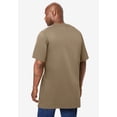thumbnail image 2 of Boulder Creek By Kingsize Men's Big & Tall Heavyweight Longer-Length Pocket Crewneck T-Shirt, 2 of 5