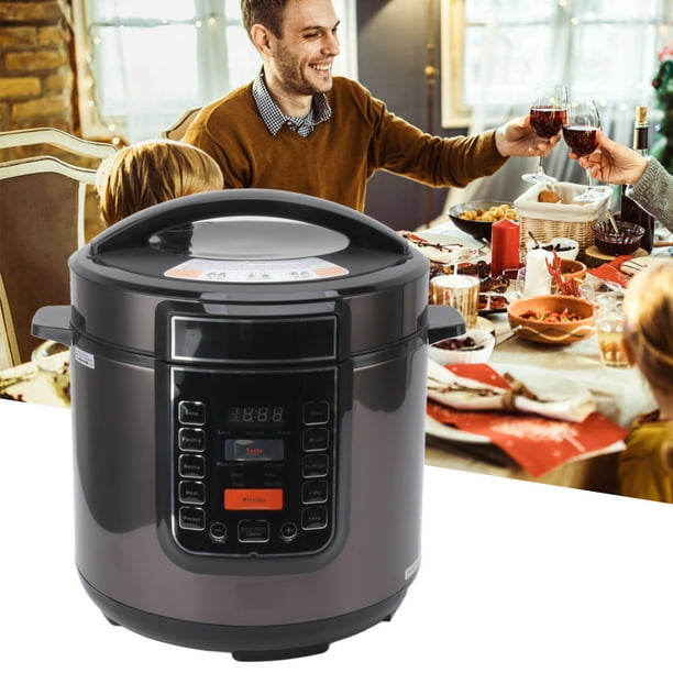 6L Pressure Cooker 220V Multifunctional Large Capacity Smart Slow Cooker Rice Cooker Yogurt Maker for Home Kitchen EU Plug
