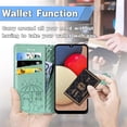 thumbnail image 4 of Samsung Galaxy A03S Cartoon Girl Wallet Case,Cat Dog Style Flip Phone Cover with ID Card Holder & Kickstand PU Leather Magnetic Clasp Cases for Samsung Galaxy A03S MG Green, 4 of 14