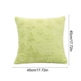 thumbnail image 3 of Square Pillow Cover | Sofa Cushion Case | Standard 18x18 Inch Pillow Protector for Living Room Bedroom Decor | Polyester Fabric with Hidden Zipper | 1 Piece Set, 3 of 6