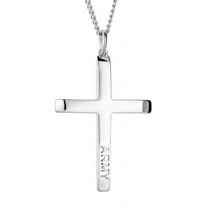 Women's Stainless Steel Army Cross Necklace - Joshua 1:9 by Shields of Strength