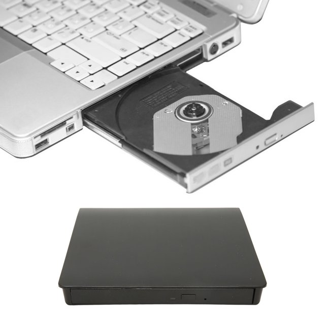 External DVD Drive Enclosure, Type C USB 3.0 Plug and Play Slim Optical Drive Enclosure Kit for 9.5mm 9mm CD DVD BD, with Eject Button and Foldable Cable