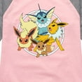 thumbnail image 3 of Pokémon  - Eevee Group - Youth Girls Raglan Graphic T-Shirt, 3 of 5