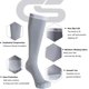 thumbnail image 4 of 3 pares de calcetines de compresión de 20-30 mmHg para hombres y mujeres (calcetines de lactancia), 4 of 5