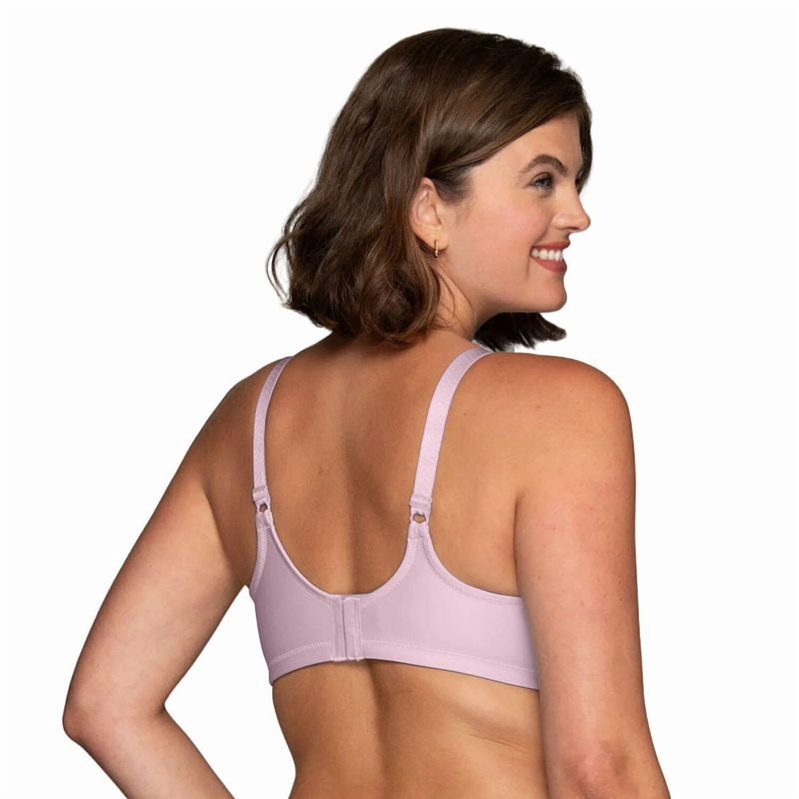 Vanity Fair Women's Beauty Back Back Smoother Full-Figure Wireless Bra 71380 Shirting Blue Size 40DD