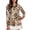 Brown Leopard Print, variant on Garronmavis Women's Quarter Zip Golf Shirt Long Sleeve Golf Tennis Shirt for Women Workout Tennis Shirts Animal Print Shirts, Pink Leopard Print, Size L