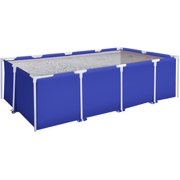 COVERONICS Large Metal Frame Pool Summer - Swimming Pool for Summer Water Play, Outdoor Indoor Pool Ball/Sand Pit for Backyard Party