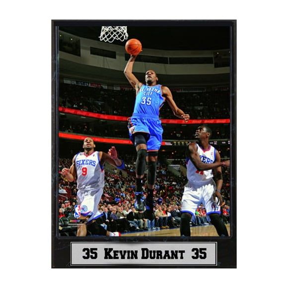 Placa Encore Select Kevin Durant OKC Thunder 23x30 cm