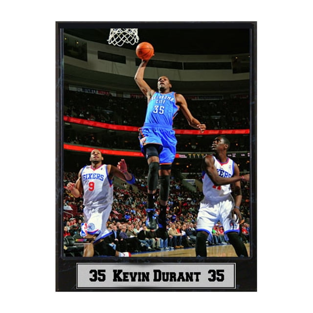 Placa Encore Select Kevin Durant OKC Thunder 23x30 cm