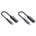 thumbnail image 1 of 2X 140W DC Cargador Portátil 5V 9V 20V DC 7,4x0,6mm Hembra A USB C Tipo C PD Convertidor de Adaptador de Corriente de Carga Rápida Cable, 1 of 7