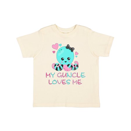 

Inktastic My Guncle Loves Me- cute octopus and hearts Gift Toddler Boy or Toddler Girl T-Shirt