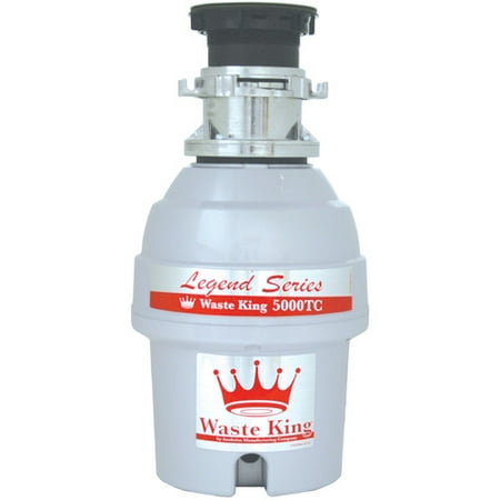 Standard Waste Disposer Flange - Waste King Legend Series 3/4 HP EZ-Mount Garbage Disposal with Batch Feed