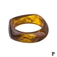 thumbnail image 6 of Resin Cuff Bracelet Bangles Acrylic Wide Irregular Geometric Bracelet, 6 of 9