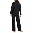 thumbnail image 3 of SEANATIVE Wolf Button Up Pajamas for Women Size XL Animal Print Holiday Pjs for Women Clothes Comfortable Ladies Pajamas Top and Pants Daily Loungewear with Pockets 2 Piece, 3 of 7