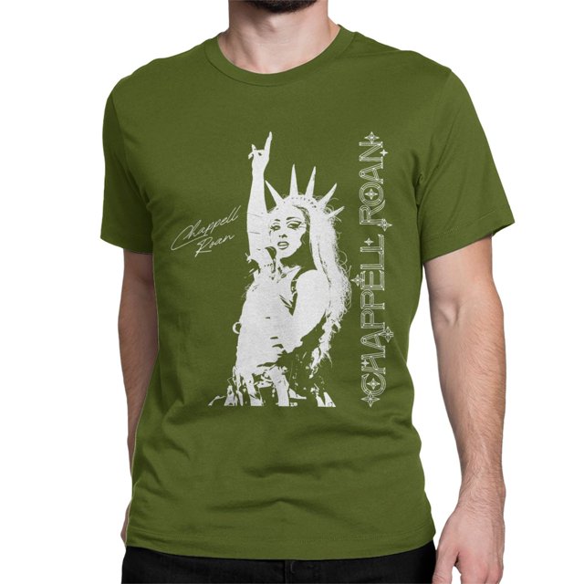 Camisetas Chappell Roan Liberty para hombre y mujer, cantante, música, camisetas casuales de algodón, cuello redondo, manga corta, ropa clásica.