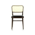 thumbnail image 4 of FREYA DINING CHAIR SET OF 2 MADE OF SOLID WOOD FRAME WITH AN ELEGANT CANE BACK, 4 of 5