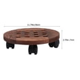 thumbnail image 2 of Milisten Flowerpot Universal Wheel Flower Pot Tray Plant Pot Holder with Wheels 30X30CM, 2 of 8