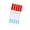 Red, variant on Cold Marking Pen Inks Marker Pen For Ice Cold Food Storage And Laboratory Sample Identification