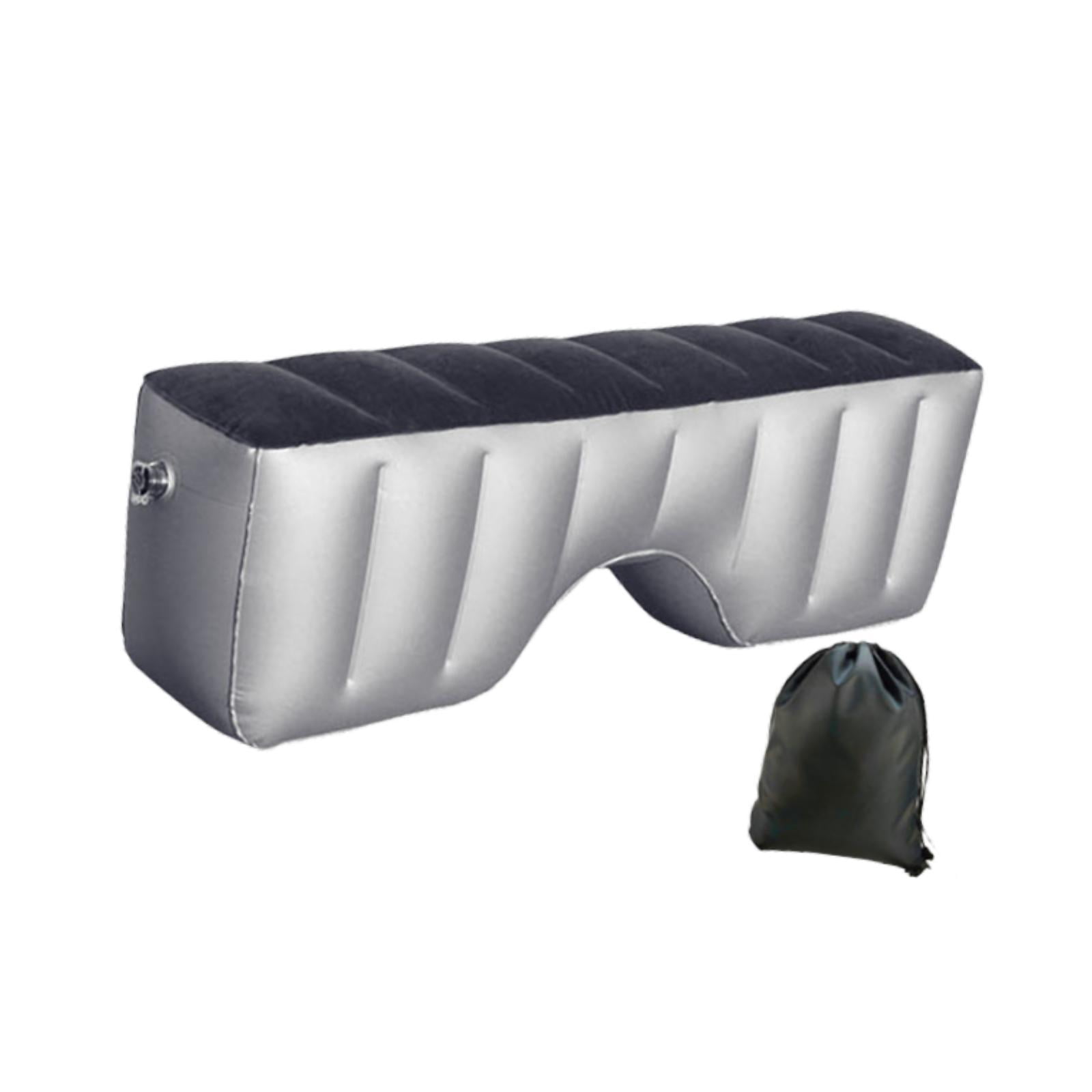 Inflatable Car Air Travel Mattress Back Seat Bed Portable PVC Flocking Sleeping Pad for Family Travel