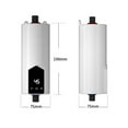 thumbnail image 4 of 5500W Kitchen Bathroom Instantaneous Electric Water Faucet Heater Instant Tankless Hot Water Tap Heating Machine Shower ,Security Protection Design, 4 of 6
