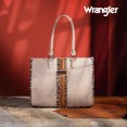 thumbnail image 4 of Wrangler Tote Bag for Women Western Woven Shoulder Purse Leopard Print Handbags, 4 of 7