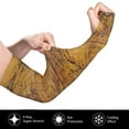 thumbnail image 3 of Daiia Vintage Map UV Sun Protection Arm Sleeves - Cooling Compression Arm Sleeve - Sports & UV Arm Sleeves for Men & Women, 3 of 8