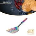 Thyme & Table Stainless Steel Slotted Turner, Rainbow