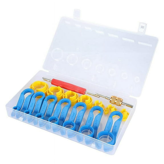 16Pcs Car AC Disconnect Tool Auto Quick Removal Tool Angled Disconnect Tools16 x Line Disconnect Tools Set