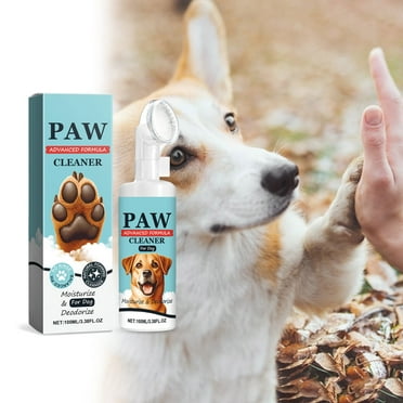 Paw Foam Cleanser,Nourishing Pet Paw Wash,Drying Foam Cleaner,Gentle Moisturizing,Dirt Removal,for Dogs Cats,Daily Good for Solution,Sensitive