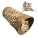 thumbnail image 3 of Túneles Plegables para Gatos, Tienda Interactiva de Tubo, Juguete para Mascotas Al Aire Libre, Laberinto Resistente a Desgarros para Cachorros, Animal , Marrón Yinane jugando túnel tubo, 3 of 6