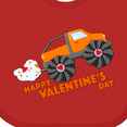 thumbnail image 4 of Inktastic Happy Valentine's Day-monster truck Boys or Girls Baby Bib, 4 of 4