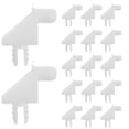 thumbnail image 4 of 30Pcs White Nylon Shelf Support Peg for Kitchen Cabinet Reinforcement, 4 of 9